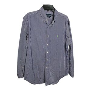 Men's Ralph Lauren Blue Striped Shirt